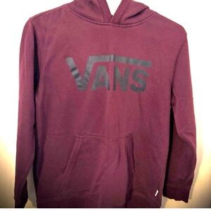 Vans Men's Burgundy Hoodie